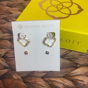 Kendra Scott Abbie Huggie Set NWT